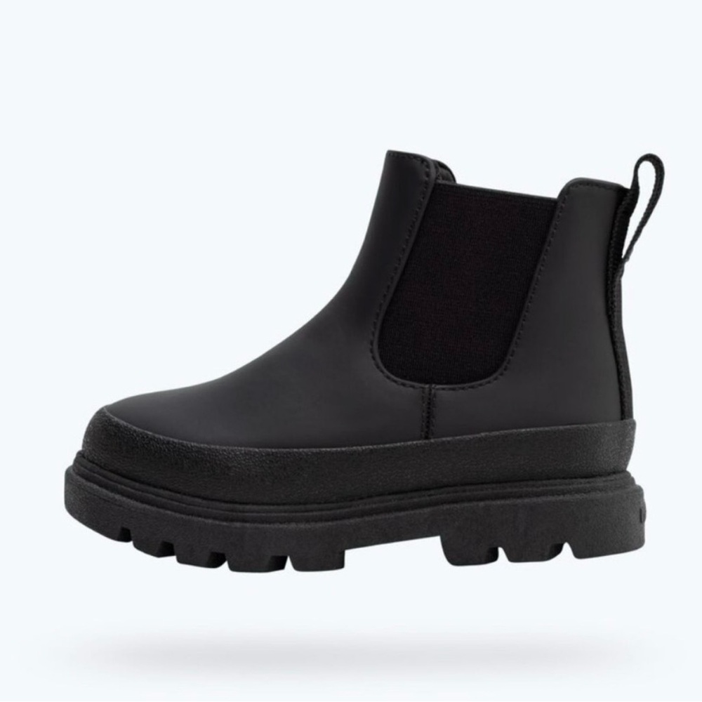 Native Chelsea Black Slip-On Shoes